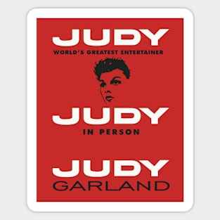 Judy at Carnegie Hall Sticker